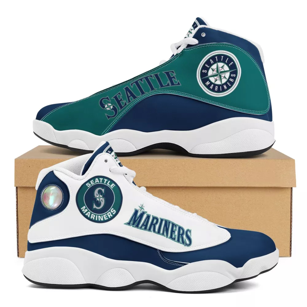 Women's Seattle Mariners Limited Edition AJ13 Sneakers 001